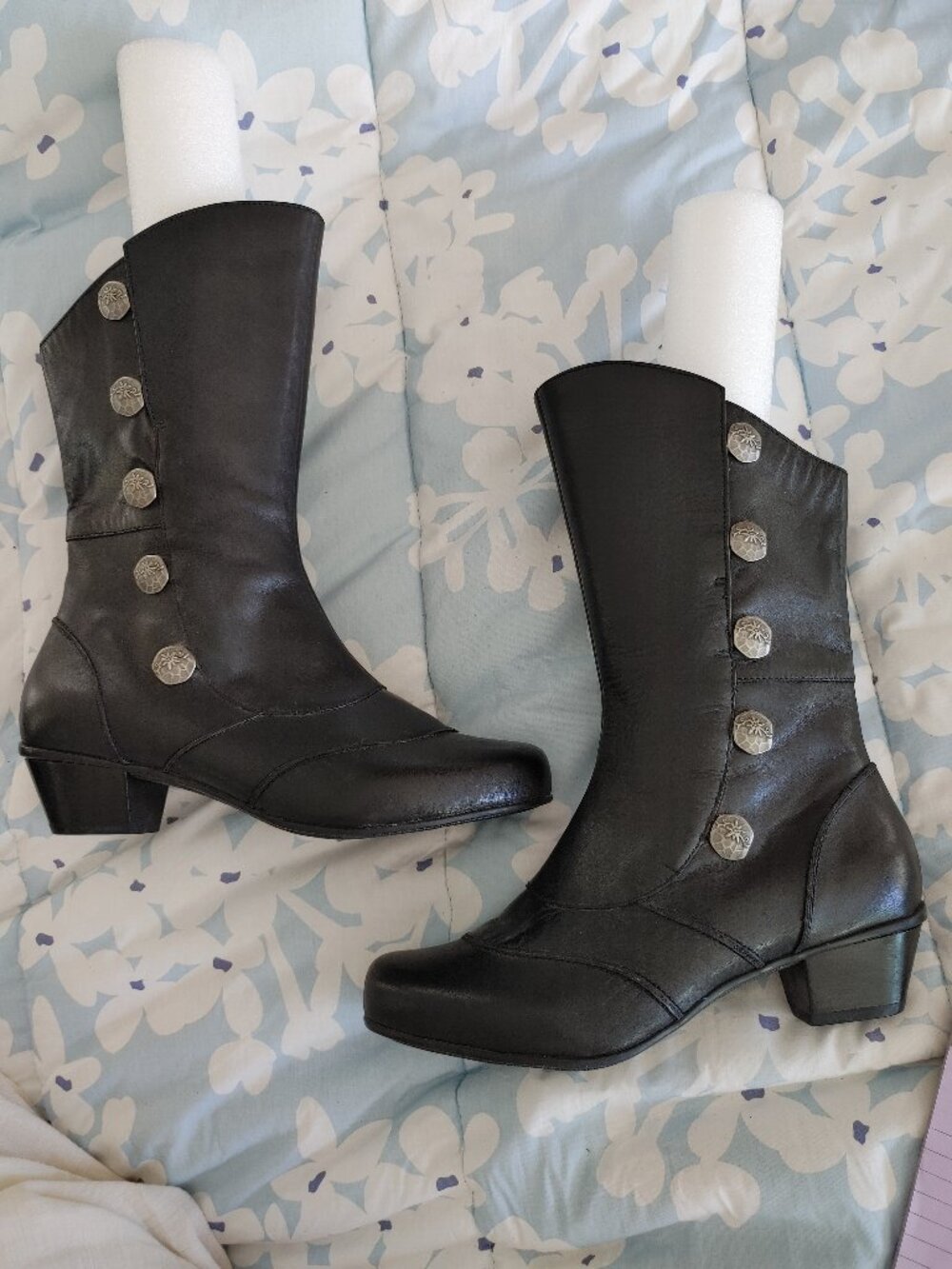 Aetrex Black Leather boots - 40 EU / 9 -9 1/2 US
